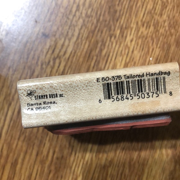 Tailored Handbag Rubber Stamp - Picture 2 of 4